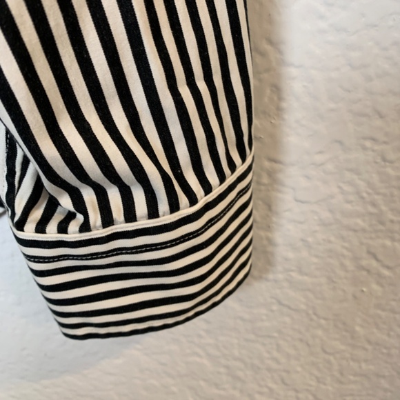 LRL Ralph Lauren Womens Striped Logo Button Up Shirt PETITE Medium PM Vintage 90 - Picture 9 of 15